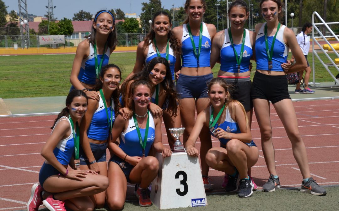 Pódium para las chicas en el Campeonato Andalucía de clubes sub16