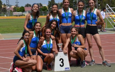 Pódium para las chicas en el Campeonato Andalucía de clubes sub16