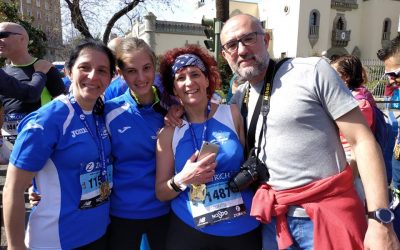 Numerosa presencia del Club Trotacalles en la Zurich Maratón de Sevilla y en la C.P. Trinitarios de Córdoba