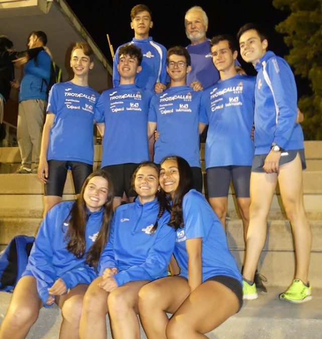 Triple medalla y diez atletas en el campeonato sub18 de Andalucía