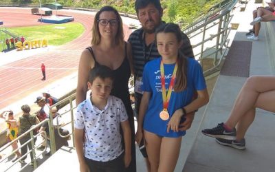 Paula Jordán medalla de bronce en el Campeonato de España sub14