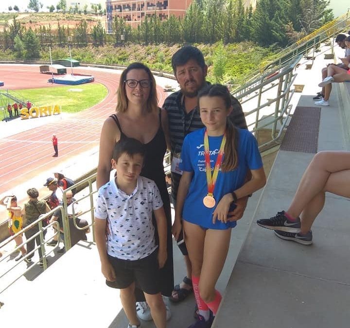 Paula Jordán medalla de bronce en el Campeonato de España sub14